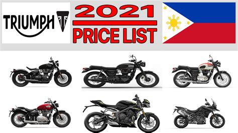 Triumph Philippines: Triumph Motorcycles Price List .